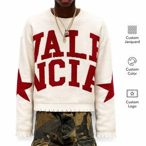 Maglione <span class=keywords><strong>Jacquard</strong></span> Personalizzato per Uomo |   Maglione a Maniche Lunghe con Logo OEM ODM, Vendita all'Ingrosso di Abbigliamento in Maglia - Product Image 1