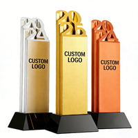 Trophée en métal personnalisé, récompense sportive personnalisable pour le basketball, le football, le golf, le badminton, le tennis, les trophées d'entreprise, coupe en métal pour les stars