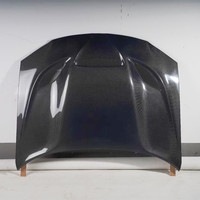 Capot moteur en fibre de carbone véritable pour Dodge Charger SRT Hellcat Redeye, couvre-moteur en fibre de carbone 2015-2020