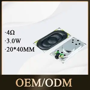 Full Range Neodymium 40Mm 4Ohm 3W Micro Paper Cone Multimedia Speaker For Audio Device