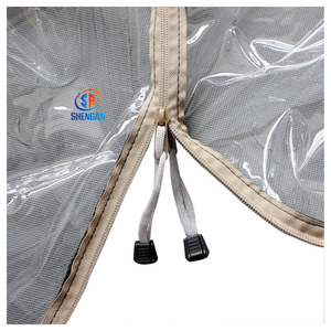 डीलक्स 4-व्यक्ति गोल्फ गाड़ी कवर भंडारण ड्राइविंग संलग्नक फ़िट ईज़ी जाने, क्लब कार, यामाहा गाड़ी, 100% निविड़ अंधकार और ripstop कपड़े - Product Image 6