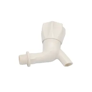 White ABS UPVC PP PVC Water Faucet Small Plastic Taps PP Tap