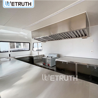 Carrito de Café Wetruth, Remolque de Café Móvil, Carrito Eléctrico para Restaurante, Remolque de Comida para Catering, Camiones de Comida Multifuncionales para Negocios