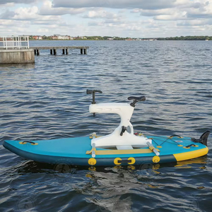 Vélo aquatique gonflable commercial portable à pédales pour sports nautiques, type bateau électrique, avec technologie Drop Stitch - Product Image 4