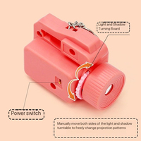 Pendentif de sac porte-clés de dessin animé pour enfants mini projecteur, pendentif de jouet cadeau créatif de dessin animé mignon, machine à saisir