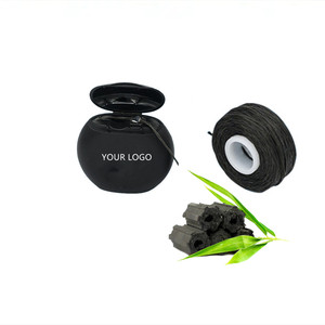 Hilo Dental Ecológico de Bambú con Carbón Vegetal, Vegano, Encerado, Desechable, de Marca Privada - Product Image 4