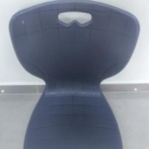 Silla de Oficina de Plástico, Carcasa de Polipropileno 41x41, Patas Cromadas, Diseño Contemporáneo para Uso en Oficina - Product Image 3