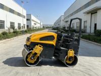 Compacteur vibrant 6 tonnes, moteur diesel 26 kW, double tambour, roulement fiable, pour la pose d'asphalte et le compactage des sous-sols routiers
