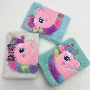 Phim Hoạt Hình Lông Bìa A5 Unicorn Máy Tính Xách Tay 80 Tờ Cho Cô Gái Đảng Quà Tặng Trẻ Em Tùy Chỉnh Chấp Nhận - Product Image 2