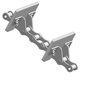 Cadena de Rodillos de Tres Filas Serie B 28B para Piezas de Maquinaria, Alta Resistencia a la Tracción - Product Image 3