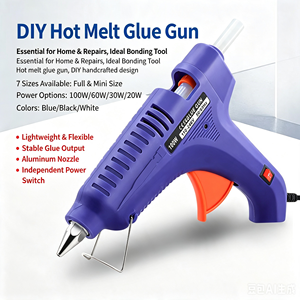 ปืนกาวร้อนไฟฟ้าขนาดเล็ก 20W สีดำ ปลั๊ก EU เครื่องมืองานฝีมือ DIY - Product Image 3