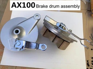 Piezas Originales para Motocicleta <span class=keywords><strong>Suzuki</strong></span> <span class=keywords><strong>AX</strong></span> 100 AX100, Cubierta de Cubo de Rueda Delantera y Trasera, Tapa de Tambor de Freno - Product Image 6