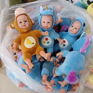 Nuevos juguetes lindos de la muñeca del bebé de La felpa