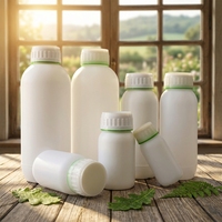 Bouteille en plastique PP résistante aux hautes températures pour remplissage à chaud, emballage de liquides chimiques industriels, pot de laboratoire
