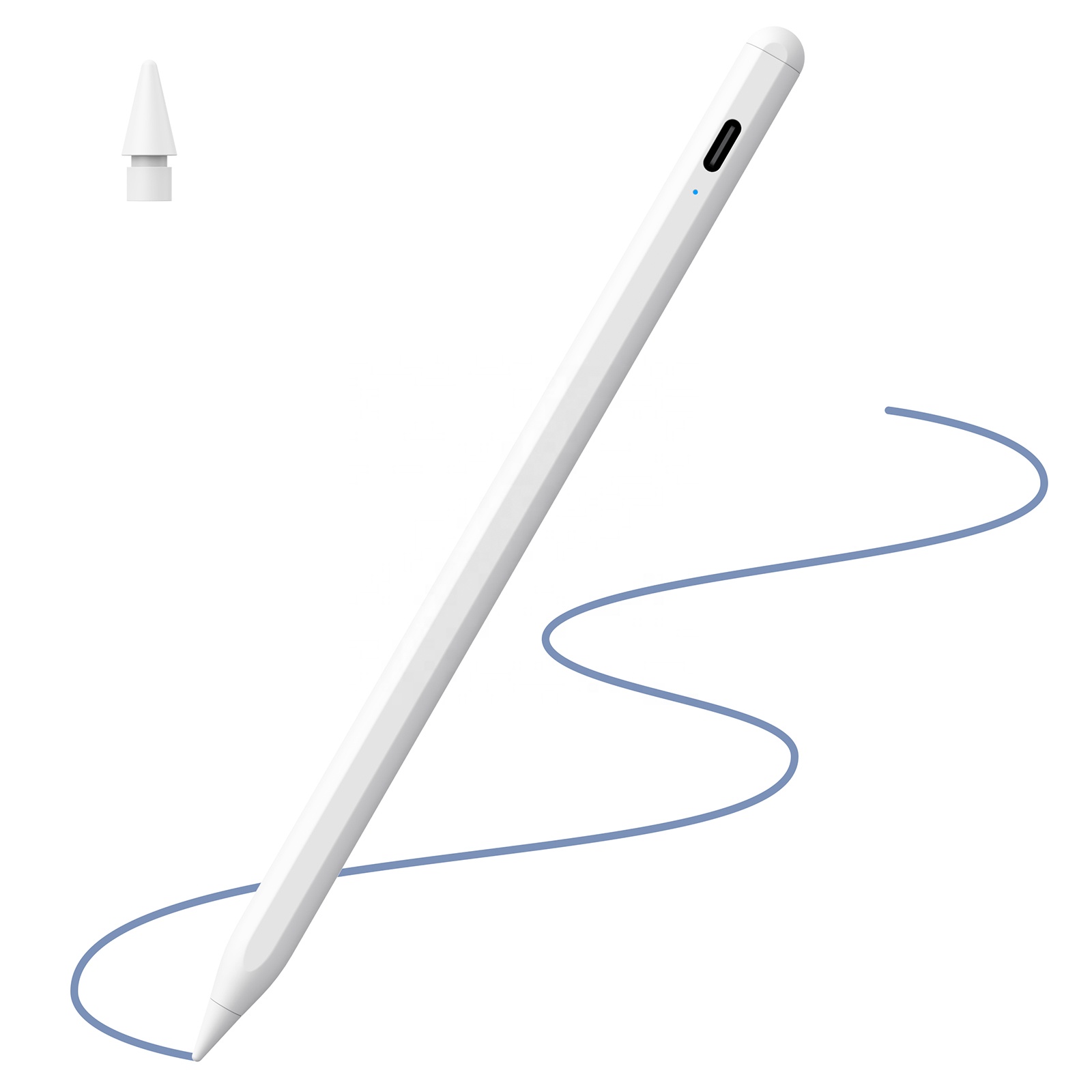 2021 Großhandel Stift aus Aluminium legierung für iPad Apple Pencil Typ C Stift Touchscreen Tablet Stift für Apple iPad 1 2 Generation P.