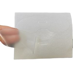 100 buah pita mulut stiker bening pada bibir patch untuk mulut tertutup bebas alergi lengket film PE keamanan mulut patch untuk tidak mendengkur - Product Image 6