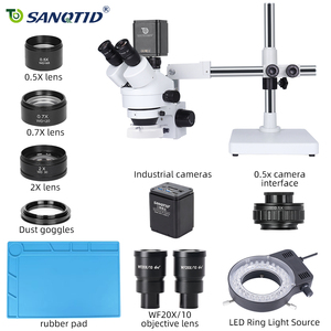 กล้องส่องแบบสามตา Sanqtid 3.5-90x ความละเอียด 4k พร้อม Wifi, Usb, ระบบออโต้โฟกัส และหมุนได้ 360 องศา ขายึดโทรศัพท์มือถือแบบหมุนได้ Td-stl1-745p-4kd มือถือ - Product Image 1