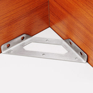 Soporte de Esquina Reforzado de Acero Inoxidable, Multifuncional, para Gabinetes, Trípodes de Silla y Paredes - Product Image 3