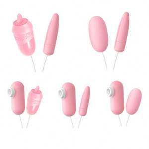 USB kablolu kontrol kurşun vibratör Sucking/yalama titreşimli atlama çift aşk yumurta kadın mastürbasyon için - Product Image 3