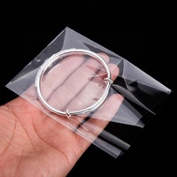 Bolsas de Plástico Transparentes Planas de Celofán OPP sin Cinta Adhesiva