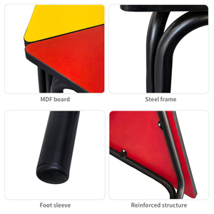 Tùy Chỉnh Đầy Màu Sắc Mẫu Giáo Đồ Nội Thất Trẻ Em Kết Hợp Bàn Và Trẻ Em Nghiên Cứu Ghế Sử Dụng Cho Hoạt Động Phòng - Product Image 2