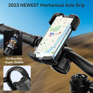 समायोज्य साइकिल स्कूटर हैंडलबार फोन क्रैडल क्लिप मोटरसाइकिल फोन माउंट बाइक धारक - Product Image 5