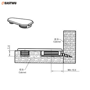 Juntas de esquina de plástico en forma de calabaza para vehículos recreativos, caravanas, furgonetas, armarios y armarios, accesorios para paneles de muebles - Product Image 6