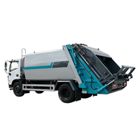 Camion per la Raccolta Rifiuti Composti da 8 Metri Cubi con Caricamento Posteriore Dongfeng Forland per Uso Comunale