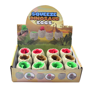 Jouet sensoriel anti-stress en forme de dinosaure unisexe, balle souple en caoutchouc TPR, jouet à presser pour soulager le stress, emballé dans une boîte, amusant pour les enfants - Product Image 5