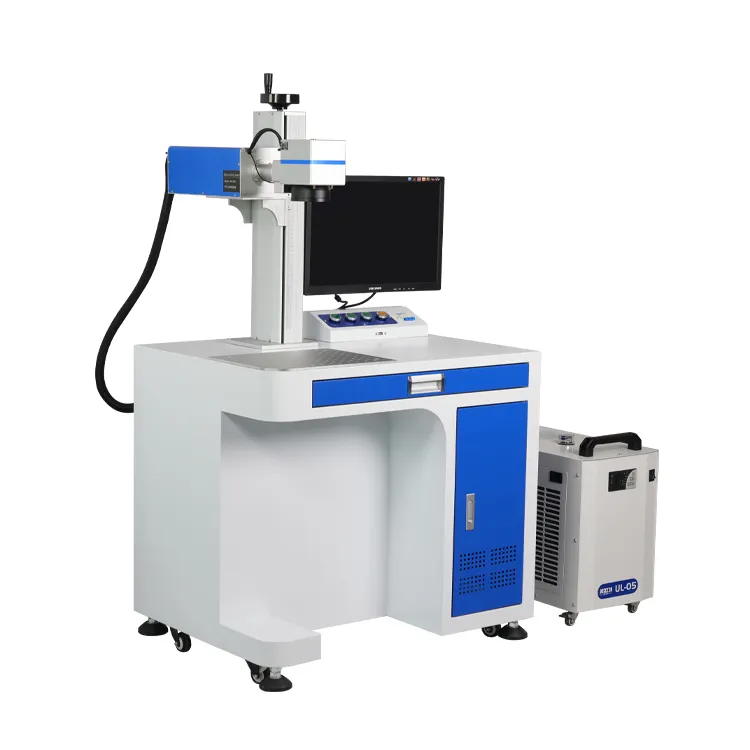 High Accuracy 30W Fiber UV Laser Engraving Printing Marking Machine