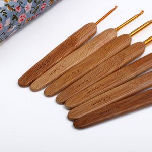 Manufacture Simple Style Bamboo Wood Handle Knitting Needle and <b>Crochet</b> <b>Hook</b> 0.5mm-6mm for Basic and Advanced Needlework - Product Image 2
