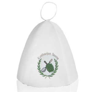 Un gorro de sauna de lana pura que conserva el vapor y deja que el vapor haga el resto. - Product Image 4