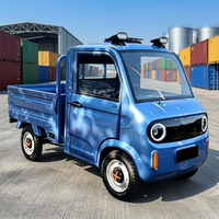 Vente directe d'usine, camionnette électrique à 4 roues, 1000W, 2 portes, 2 sièges, simple cabine, autonomie NEDC 101-200 km, 40 km/h