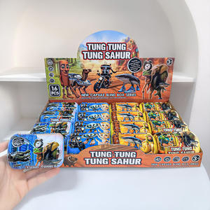 Caja Sorpresa Creativa con <span class=keywords><strong>Memes</strong></span> de Tiburón Tralala, Cápsulas de Juguete Tung Tung Tung Sahur Brainrot Italiano, Llavero de PVC, Colgante para Mochila - Product Image 2