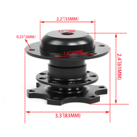 Outil universel de modification du volant à dégagement rapide, kit adaptateur de rehausseur de volant