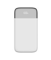Batterie externe haute capacité pour l'extérieur, double sortie USB, écran d'affichage numérique, chargeur portable 10000 mAh pour téléphones mobiles