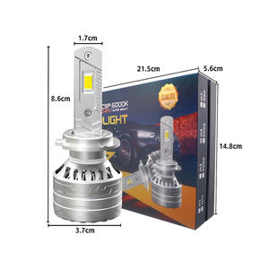 Nuevo Modelo X10 12v-24v Canbus Ready, Tubos Dobles de Cobre, Luces LED H4 para Niebla y Conducción, 200W 20000LM 6000K, Ajuste Universal, 2 Años de Garantía - Product Image 3