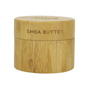 5/10/20/30/50/100/200/250/300/500G Trung Quốc nhà máy mỹ phẩm đầy đủ tre Jar PP bên trong logo khắc trên nắp cơ thể với nắp đậy bằng gỗ - Product Image 2