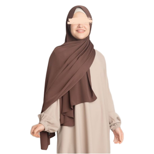 Bufanda de gasa gruesa de alta calidad personalizada del proveedor, chal de otoño, hiyab coreano islámico de Malasia en seda <span class=keywords><strong>Medina</strong></span>, nuevo de Japón - Product Image 1