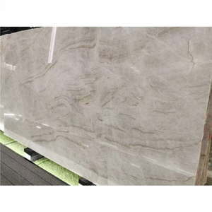 Dalles de pierre naturelle brésilienne blanche beige en vente en gros, dalle de quartzite Taj Mahal, plan de travail - Product Image 2