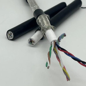 สายเคเบิล24AWG 120โอห์มแบบมีฉนวนหุ้มสายเคเบิลสำหรับข้อมูล1P 2P สายเคเบิล <span class=keywords><strong>RS485</strong></span>ระบบแคนบัส18AWG 20AWG 22AWG - Product Image 1