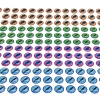 Top Right AC050 3D 4D Holo graphisches Fischen Oval Pupil Lure Eye für die Herstellung von Ködern und Fliegen binden leuchtende 3D-Fischaugen aus Kunststoff