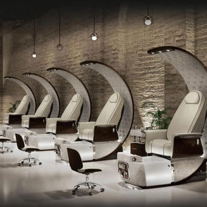 Vente flash - Chaise de pédicure de luxe avec <span class=keywords><strong>massage</strong></span> robotique, pompe magnétique, fonction bulles, <span class=keywords><strong>massage</strong></span> des pieds, provenance Chine - Product Image 2