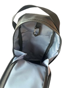 Unisex PU Waist <b>Bag</b> 25L String Closure Gym Fitness <b>Bag</b> Black - Product Image 6