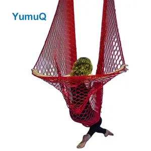 YumuQ飞行反重力室内外空中瑜伽吊床网秋千拉伸绳套装待售