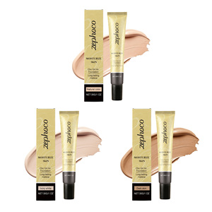Serie de Bases Líquidas Correctoras para Piel Oscura, Acabado Natural, Ligero, Fresco, No Pegajoso, para una Piel Radiante e Hidratada - Product Image 1