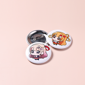 Presse金属徽章Oem工厂促销礼品定制印刷徽标空白圆形按钮徽章别针定制马口铁按钮徽章 - Product Image 2