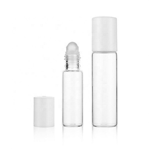 Custom Logo 5ml 10ml Glass Deodorant Essential Oil Roll on <b>Bottle</b> with Plastic Roller Ball for <b>Perfume</b> Oil - Product Image 3
