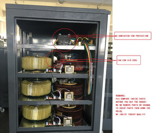 Stabilisateur de tension triphasé de haute qualité HOSSONI <span class=keywords><strong>HONGBAO</strong></span>, JESPC, 40 ans d'expérience, écran LCD, SVC-3-C45KVA/50KVA/60KVA, Poids net 188 kg - Product Image 4