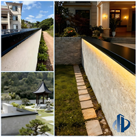Meilleures ventes : Capuchons de parapet de balcon durables et personnalisables avec canaux intégrés pour bandes LED, capuchons de mur de cour en métal à visser